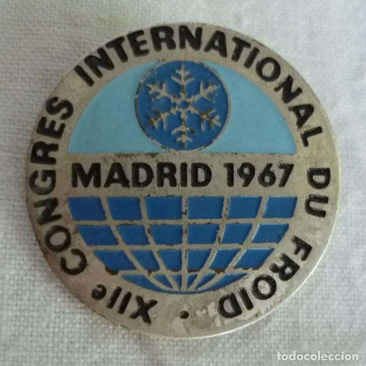 Pins de cole&ccedil;&atilde;o: Pin de aguja XII Congres International du Froid Madrid 1967, Congreso del frio