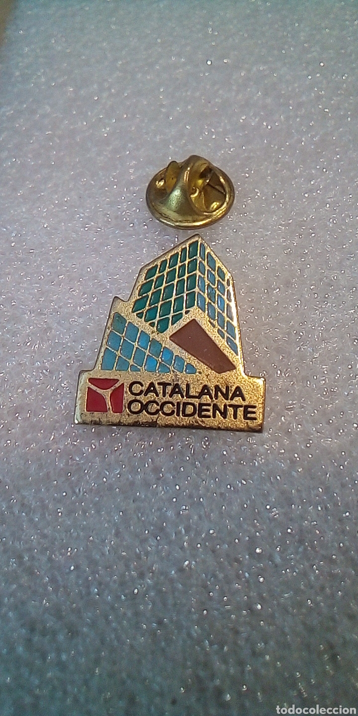 Pins de colecci&oacute;n: PIN 000 CATALANA OCCIDENTE SEGUROS BANCOS ASEGURADORA EDIFICIO BARCELONA PINS PINES INSIGNIA