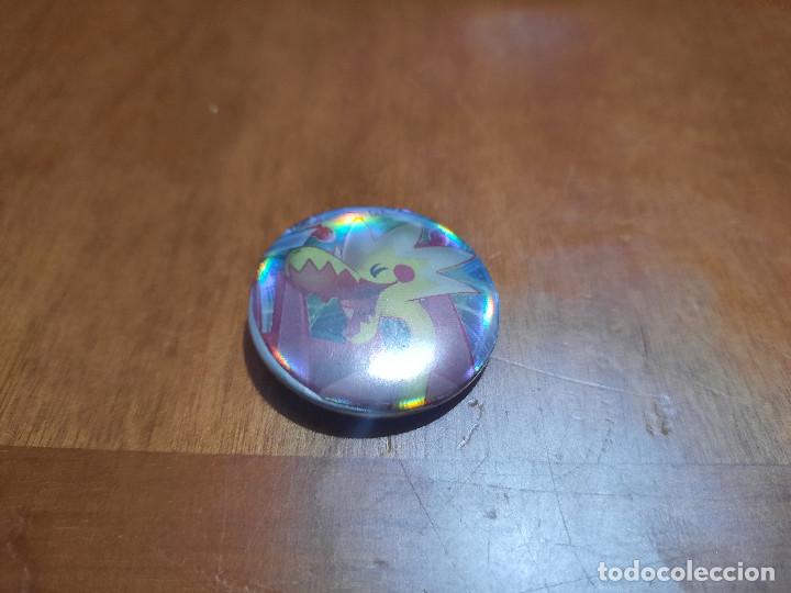 Pins de colecci&oacute;n: DRACOZOLT V BRILLANTE POKEMON. CHAPA. PIN. 0.31 MM. DETR&Aacute;S MET&Aacute;LICA SIN USO. DIFICIL