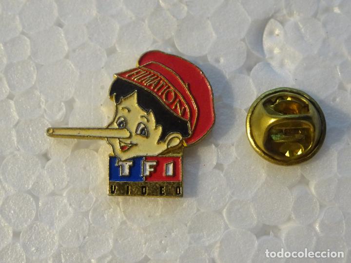 Pins de colecci&oacute;n: PIN DE DIBUJOS ANIMADOS. CUENTOS TEBEOS. PINOCHO TF1 VIDEO TELEVISI&Oacute;N