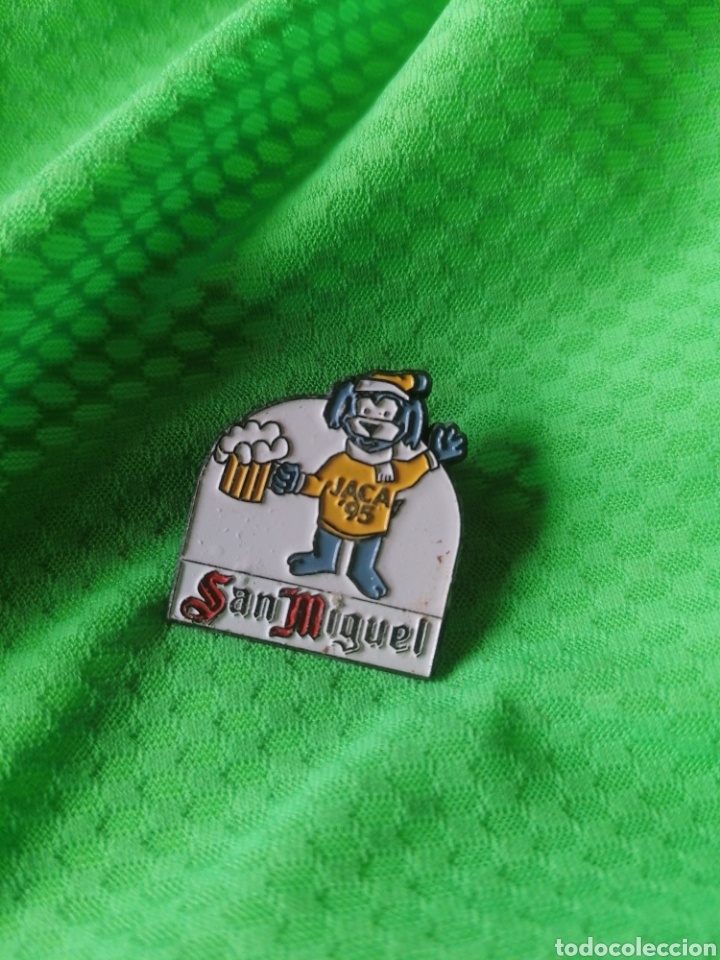 Pins de colecci&oacute;n: Pin cerveza beer San Miguel Jaca 1995