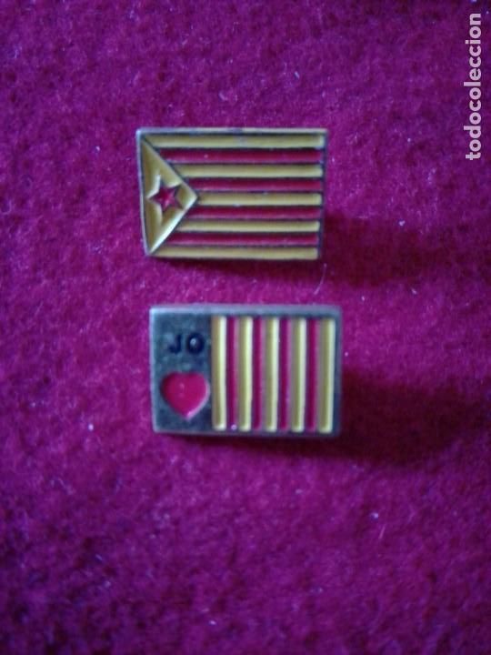 Collection pins: INSIGNIAS POL&Iacute;TICA INDEPENDENCIA CATALUNYA ESTELADA BANDERA INDEPENDENTISTA CATALU&Ntilde;A