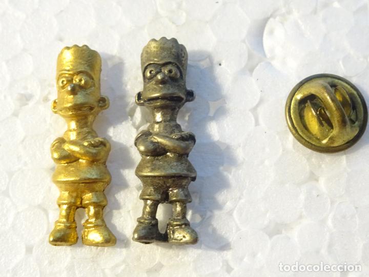 Pins de colecci&oacute;n: 2 PINS DE DIBUJOS ANIMADOS. BART SIMPSON - Foto 1