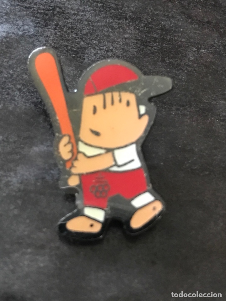 Pin's de collection: PIN OLIMPICO COBI BARCELONA 92 1992 - BASEBALL BEISBOL - OLYMPIC GAMES JUEGOS OLIMPICOS MASCOTA