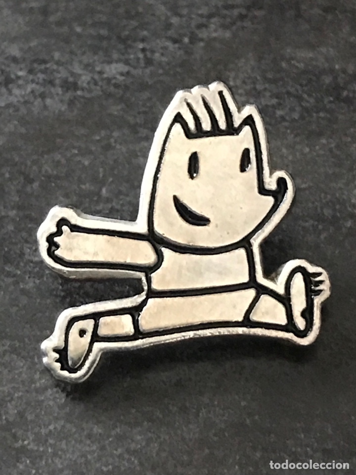 Pins de colecci&oacute;n: PIN OLIMPICO COBI BARCELONA 92 1992 - COBI PLATEADO ATLETA - OLYMPIC GAMES JUEGOS OLIMPICOS MASCOTA