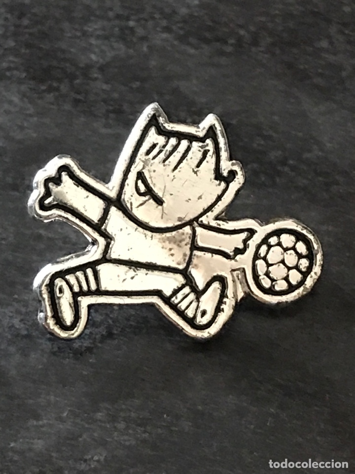 Pins de colecci&oacute;n: PIN OLIMPICO COBI BARCELONA 92 1992 - COBI PLATEADO FUTBOL - OLYMPIC GAMES JUEGOS OLIMPICOS MASCOTA