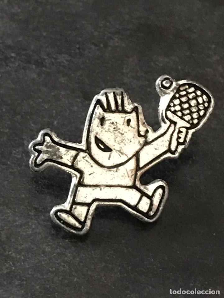 Pins de colecci&oacute;n: PIN OLIMPICO COBI BARCELONA 92 1992 - PLATEADO TENIS MESA - OLYMPIC GAMES JUEGOS OLIMPICOS MASCOTA