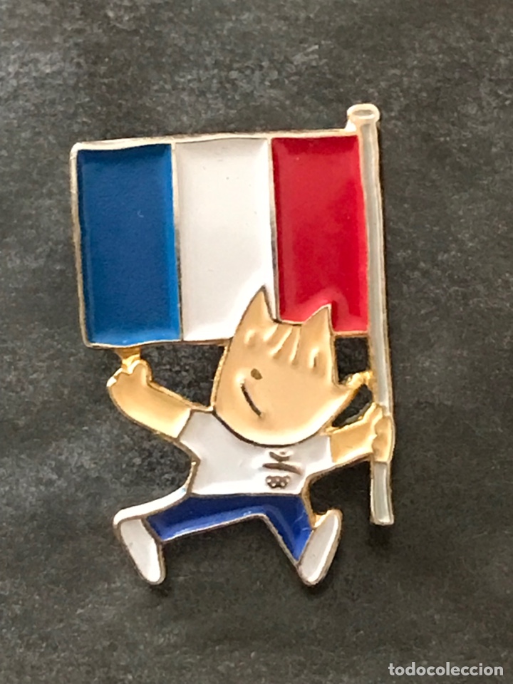 Pins de colecci&oacute;n: PIN OLIMPICO COBI BARCELONA 92 1992 - BANDERA FRANCIA - OLYMPIC GAMES JUEGOS OLIMPICOS MASCOTA