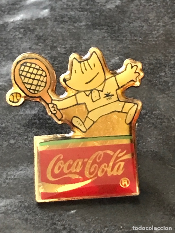 Pins de colecci&oacute;n: PIN OLIMPICO COBI BARCELONA 92 1992 - COCA COLA TENIS - OLYMPIC GAMES JUEGOS OLIMPICOS MASCOTA