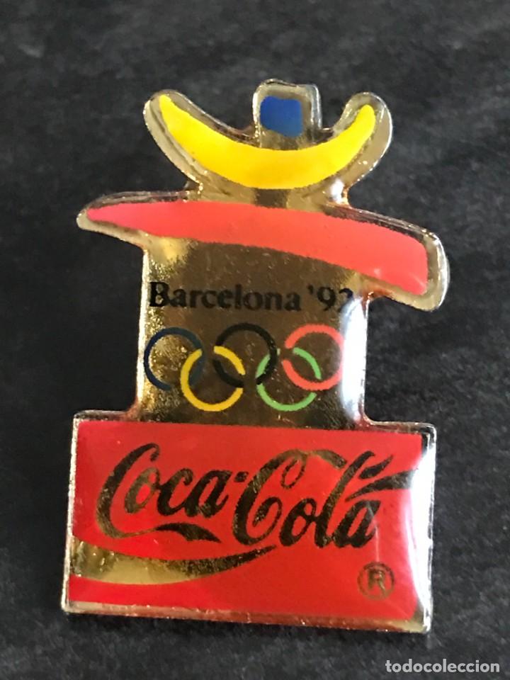 Pins de cole&ccedil;&atilde;o: PIN OLIMPICO BARCELONA 92 1992 - COCA COLA COKE LOGO - OLYMPIC GAMES JUEGOS OLIMPICOS