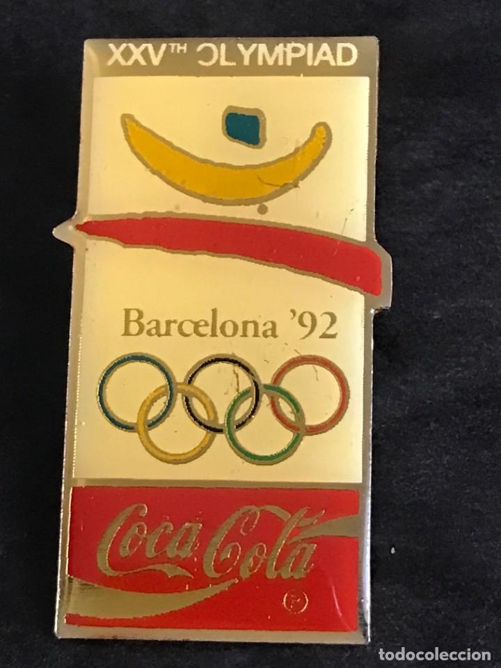 Pins de cole&ccedil;&atilde;o: PIN OLIMPICO BARCELONA 92 1992 - COCA COLA COKE LOGO CARTEL - OLYMPIC GAMES JUEGOS OLIMPICOS