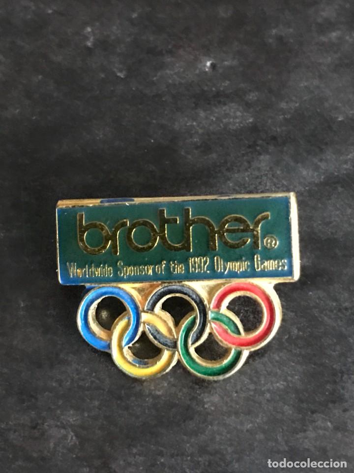 Pins de cole&ccedil;&atilde;o: PIN OLIMPICO BARCELONA 92 1992 - BROTHER SPONSOR - OLYMPIC GAMES JUEGOS OLIMPICOS