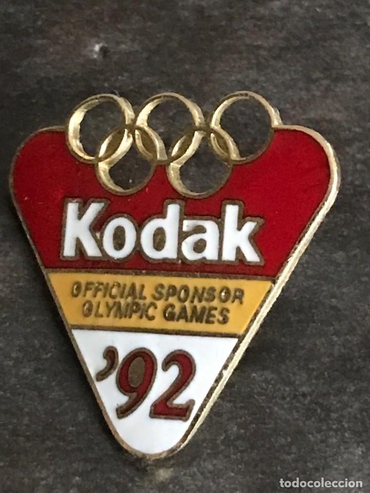 Pins de cole&ccedil;&atilde;o: PIN OLIMPICO BARCELONA 92 1992 - KODAK OFICIAL SPONSOR - OLYMPIC GAMES JUEGOS OLIMPICOS