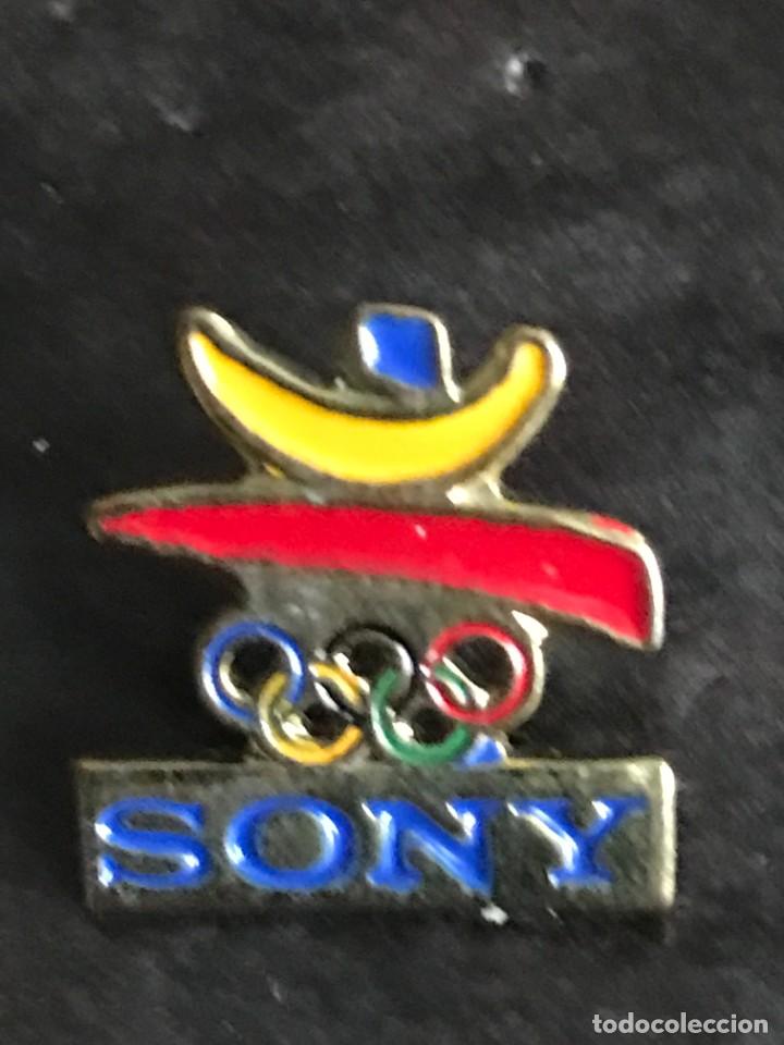 Pins de cole&ccedil;&atilde;o: PIN OLIMPICO BARCELONA 92 1992 - SONY LOGO - OLYMPIC GAMES JUEGOS OLIMPICOS
