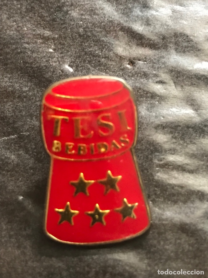 Collection pins: PIN TESI BEBIDAS - TAPON CORCHO CAVA - LICOR CAVA - BEBIDA PUBLICIDAD