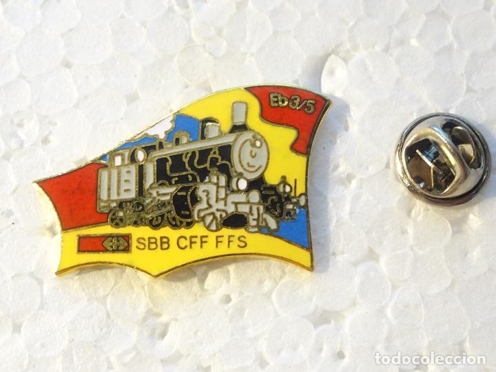 Pin's de collection: PIN DE TRENES FERROCARRILES. SUIZA. SBB CFF FFS EB 3/5