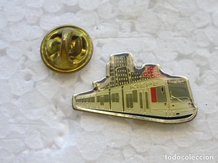 Pins de cole&ccedil;&atilde;o: PIN DE TRENES FERROCARRILES. ALEMANIA. TRANV&Iacute;A CIUDAD D&Uuml;SSELDORF KIEPE