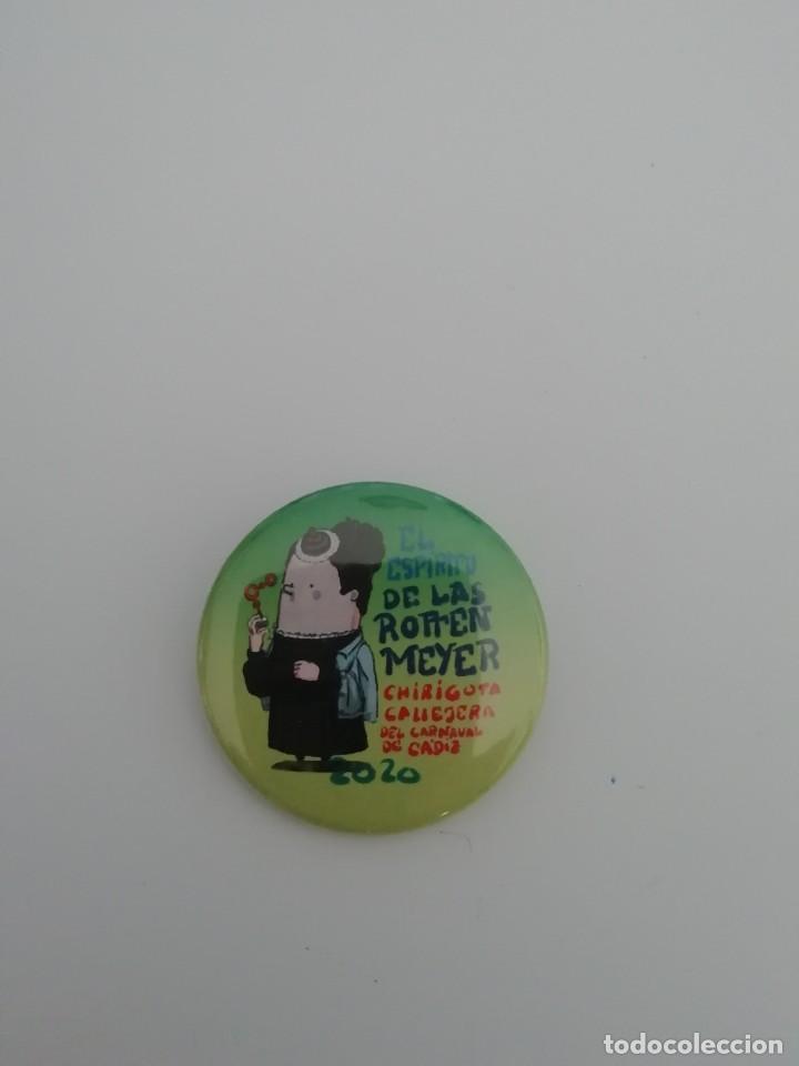Pins de colecci&oacute;n: Carnaval de C&aacute;diz chapa chirigota callejera el esp&iacute;ritu de las rotten Meyer 2020