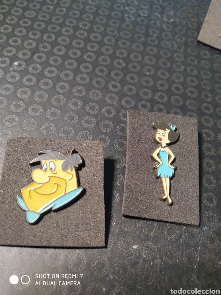 Pins de colecci&oacute;n: 2 Pins Familia Picapiedra