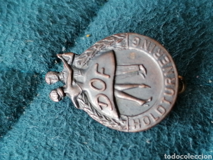 Sammlung von Pins: Pin tipo insignia antigua bailar baile Dinamarca torneo