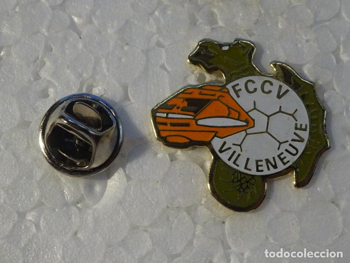 Pins de colecci&oacute;n: PIN DE TRENES FERROCARRILES. FRANCIA EQUIPO F&Uacute;TBOL FERROVIARIOS VILLENEUVE