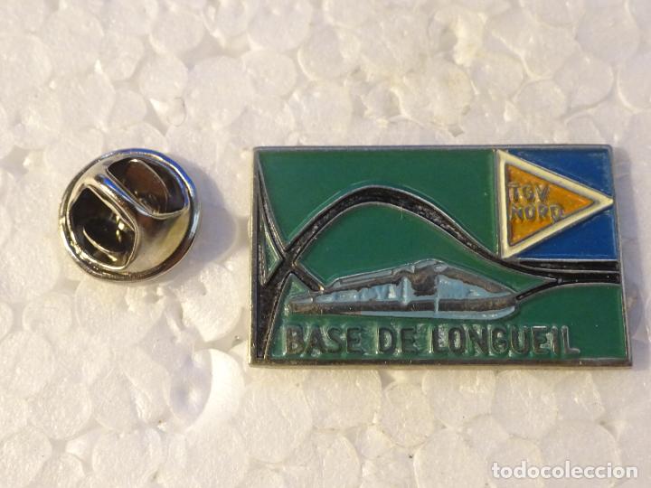 Pins e Spille di collezione: PIN DE TRENES FERROCARRILES. FRANCIA TGV NORD BASE DE LONGUEIL