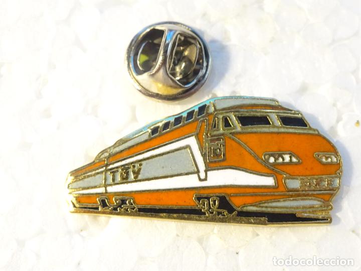 Pins e Spille di collezione: PIN DE TRENES FERROCARRILES. FRANCIA SNCF TGV 380KM/H 26 FEBRERO 1981