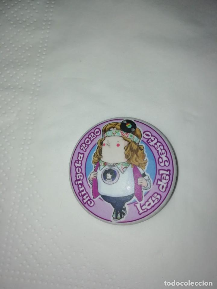 Pins de colecci&oacute;n: Carnaval de C&aacute;diz chapa chirigota callejera las del sesto