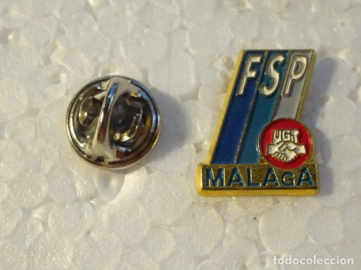 Pins e Spille di collezione: PIN POL&Iacute;TICO SINDICAL. FSP FEDERACI&Oacute;N SERVICIOS P&Uacute;BLICOS M&Aacute;LAGA