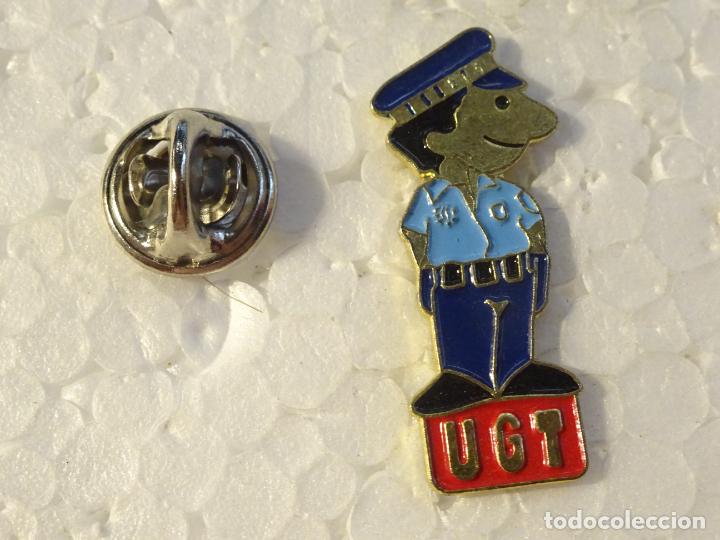 Pins e Spille di collezione: PIN POL&Iacute;TICO SINDICAL. UGT AGENTE POLIC&Iacute;A LOCAL NACIONAL URBANO TR&Aacute;FICO