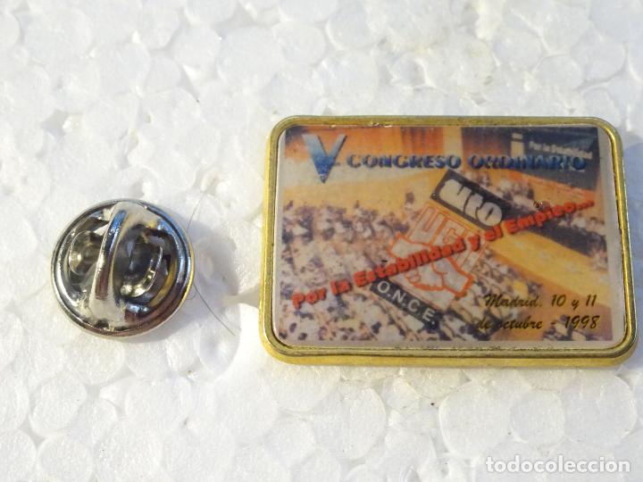 Pins de colecci&oacute;n: PIN POL&Iacute;TICO SINDICAL. V CONGRESO UGT A&Ntilde;O 1998 ONCE UTO ESTABILIDAD EMPLEO