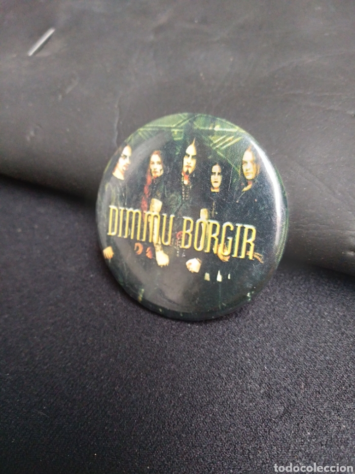 Collection pins: CHAPA 4 CM-DIMMU BURGIR-MUSICA-