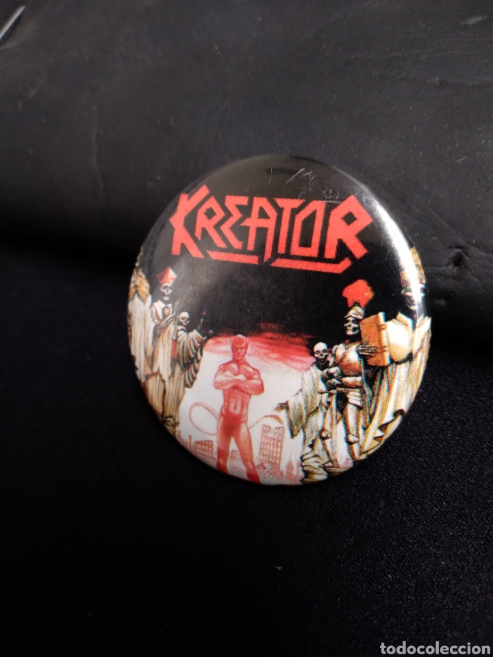 Collection pins: CHAPA 4CM-KREATOR-MUSICA-