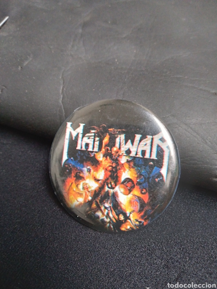 Collection pins: CHAPA 4CM-MANOWAR-MUSICA-