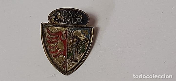 Pins de colecci&oacute;n: ANTIGUO PIN INSIGNIA DE OJAL DE LA ESTACION DE ESQUI TOSSA D&acute;ALP LLEIDA A&Ntilde;OS 50 / 60