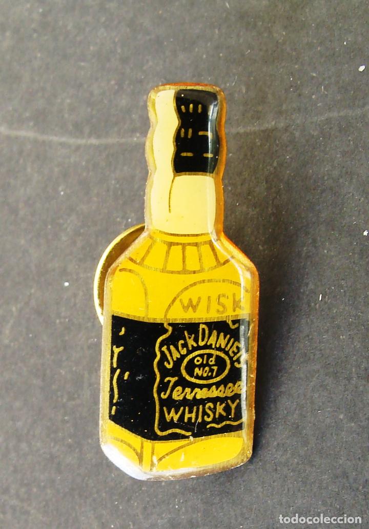 Pins de colecci&oacute;n: PIN - BOTELLA WHISKY - JACK DANIELS - TENNESSEE - OLD 7 - LICOR
