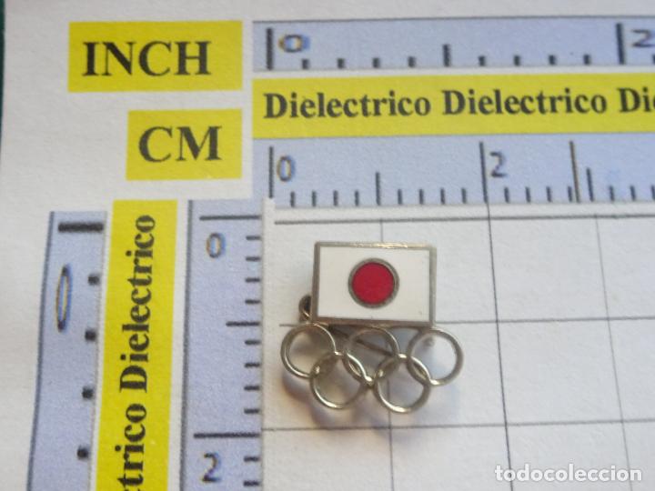 Pin's de collection: INSIGNIA ALFILER DE DEPORTES. COMIT&Eacute; OL&Iacute;MPICO JAPON&Eacute;S. JAP&Oacute;N. NO PIN