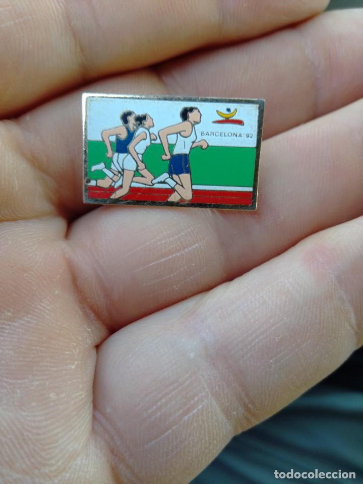 Pins de colecci&oacute;n: PINS DEPORTES OLIMPIADAS BARCELONA 92 , ATLETISMO CARRERAS , MARAT&Oacute;N