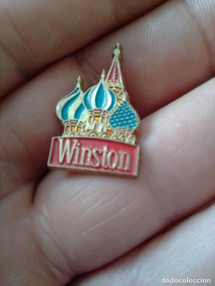 Pins de colecci&oacute;n: PINS TABACOS WINSTON RUSIA , RUBIO AMERICANO