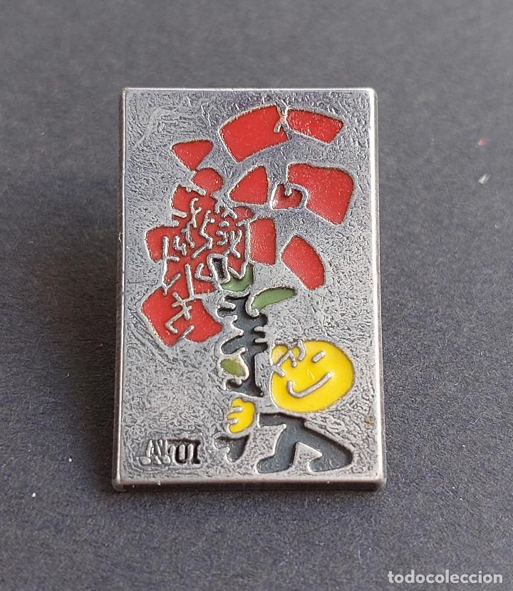 Pins de colecci&oacute;n: PINS - EVENTOS - DIADA DE SANT JORDI - DIARIO AVUI - Dise&ntilde;o &rdquo;Mariscal&rdquo; - Esmaltado- A&ntilde;os 80