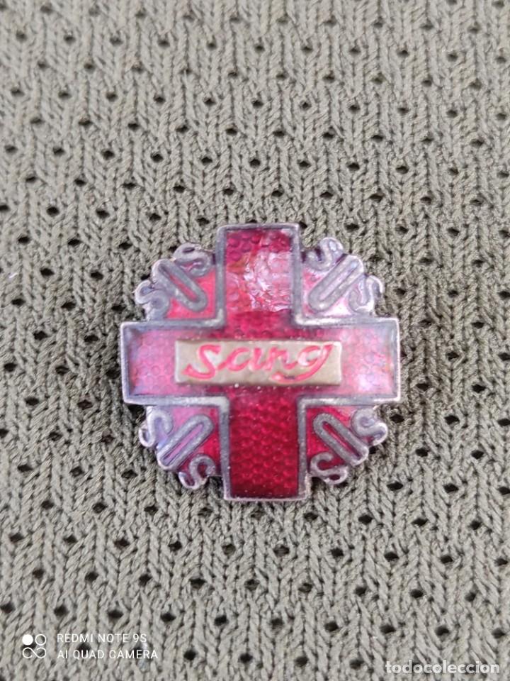 Pins de colecci&oacute;n: SOS. SANG.FRANCIA .PLATA. - Foto 1