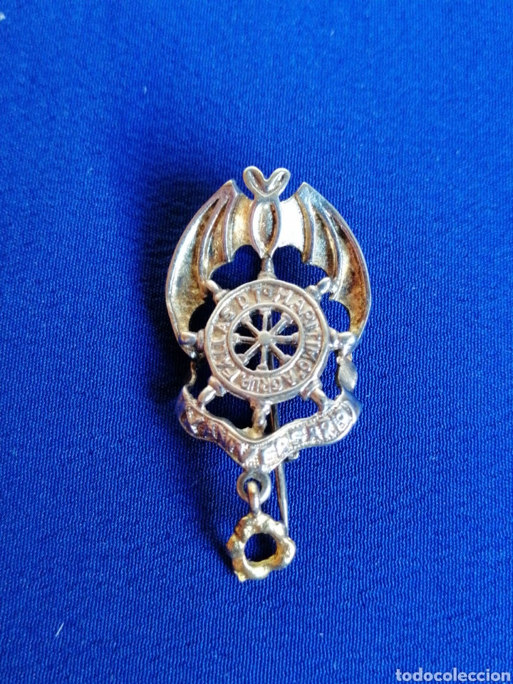 Pins de colecci&oacute;n: AGRUPACI&Oacute;N DE FALLAS DEL MARITIMO INSIGNIA DE PLATA DE ALFILER