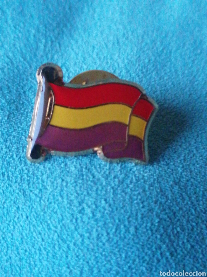 Pins de colecci&oacute;n: Pin bandera republicana espa&ntilde;ola Espa&ntilde;a Rep&uacute;blica