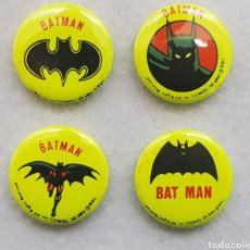 Pins de colección: BATMAN - LOTE 4 CHAPAS / PINS - AÑO 1989 DC COMICS