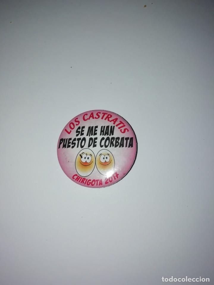 Pins de colecci&oacute;n: Carnaval de C&aacute;diz chapa chirigota callejera los castratis 2017