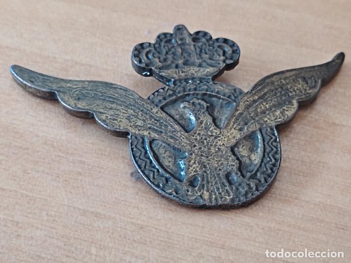 Pins de colecci&oacute;n: CROPAN METAL CLIPS INSIGNIA AGUILA AVIACION TONO LATON IMPERDIBLE 5 CM ANCHO DESPERFECTO SIN AGUJA
