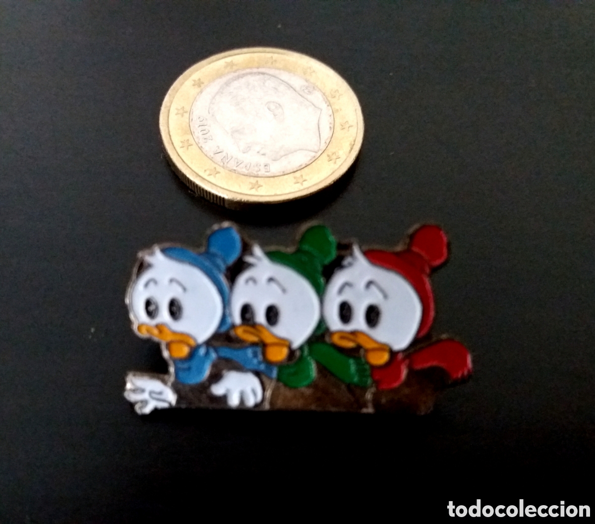 Pins de colecci&oacute;n: PIN o chapa TRES SOBRINOS personaje dibujos animados WALT DISNEY NUEVO antiguo colecci&oacute;n 3