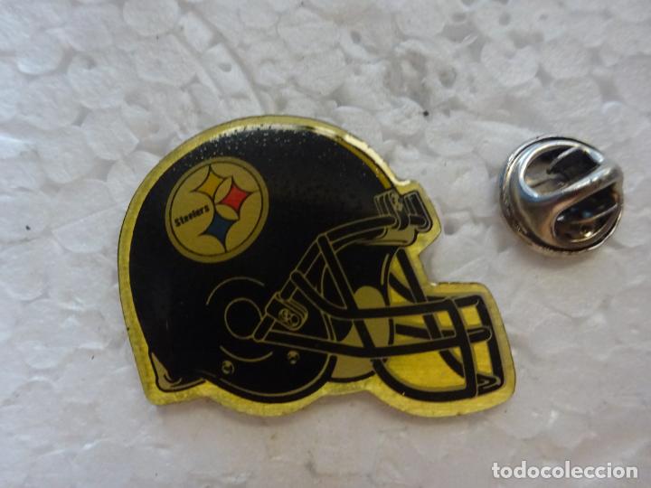 Collection pins: PIN DE DEPORTES. F&Uacute;TBOL AMERICANO. NFL. CASCO PITTSBURG STEELERS