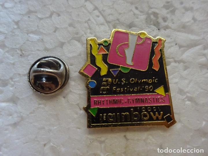 Pins de colecci&oacute;n: PIN DE DEPORTES. JUEGOS OL&Iacute;MPICOS OLIMPIADAS EQUIPO OL&Iacute;MPICO GIMNASIA R&Iacute;TMICA US FESTIVAL 1990