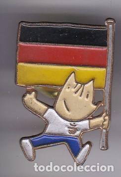 Pins de colecci&oacute;n: PIN DE COBI CON LA BANDERA DE ALEMANIA DE LAS OLIMPIADAS DE BARCELONA 92 (OLYMPIC GAMES)